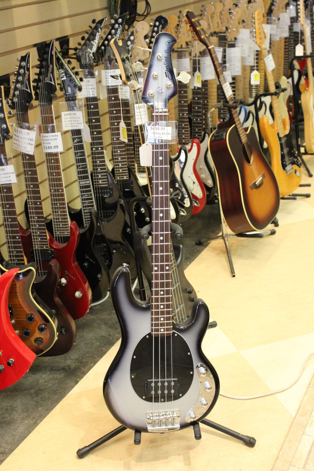 Sterling Ray34 4string Bass Guitar Used Ted's Pawn Shop