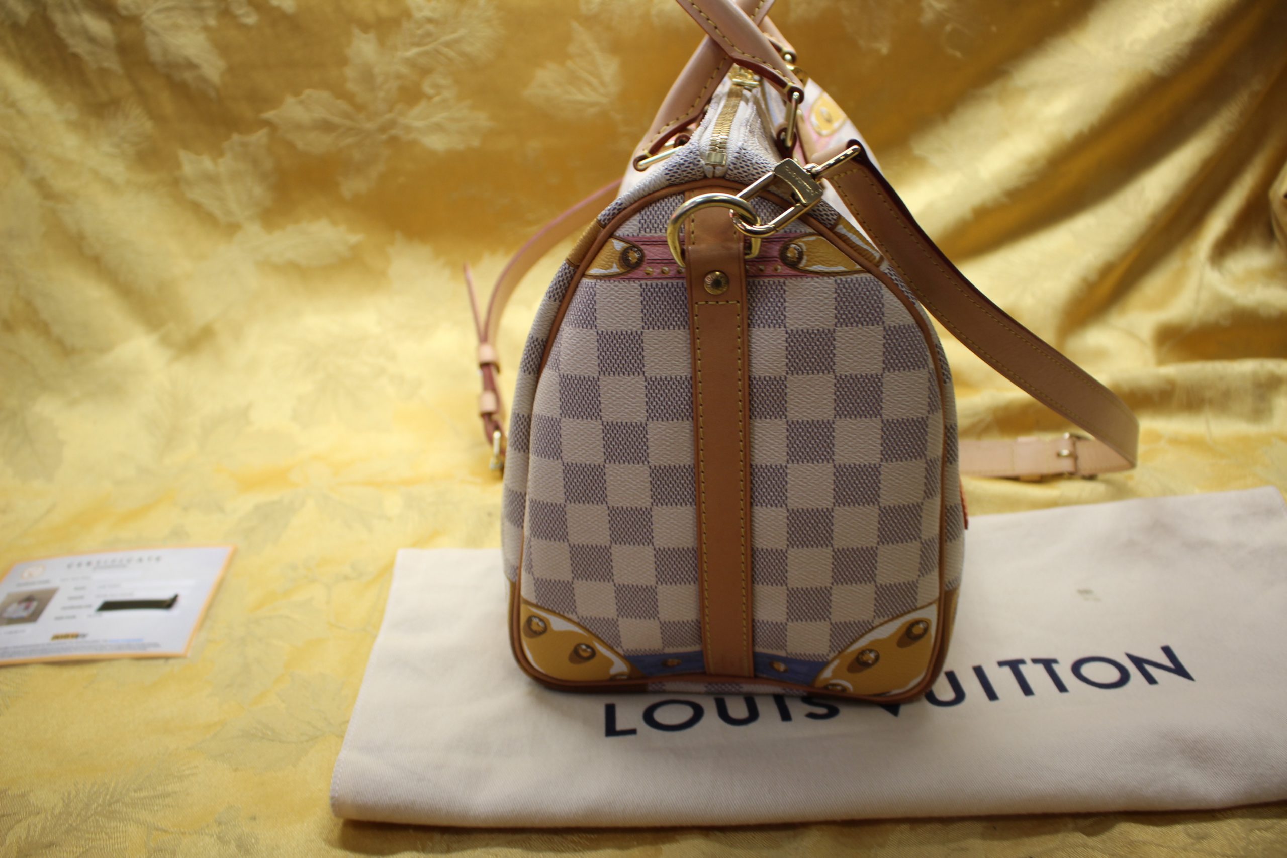 Louis Vuitton Neverfull MM Monogram Canvas 2015 Ramages Grenade Limited  Edition Print Preowned