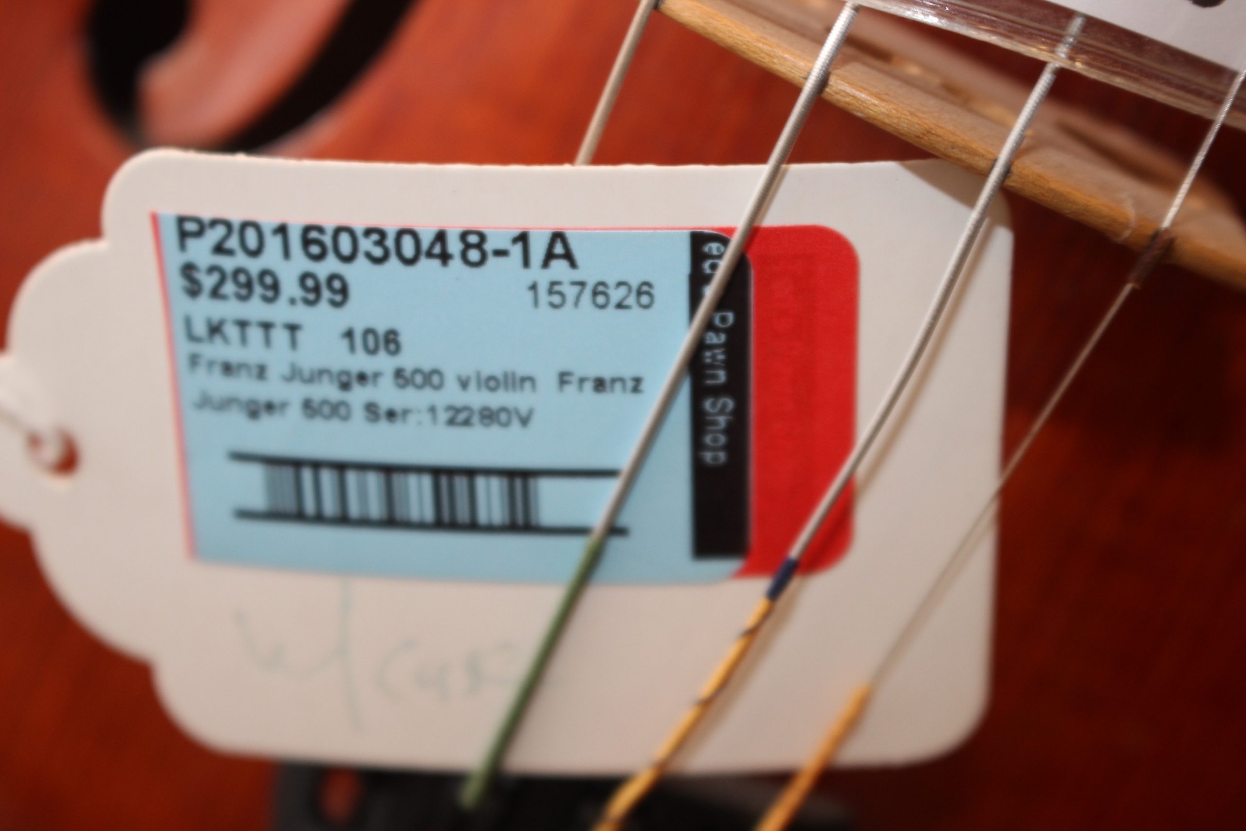 PreOwned Franz Junger Model 500 Violin Ted's Pawn Shop